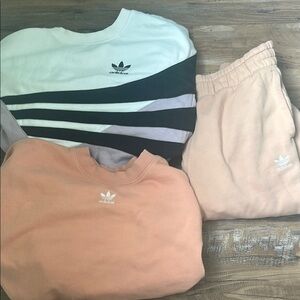 Adidas Sweatshirt and Joggers Bundle